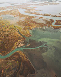 Luftaufnahme der venezianischen Lagune, Venezia, Italien. - AAEF16126