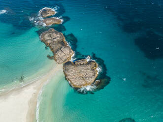 Aerial view of Wylie Head beach, Western Australia, Australia. - AAEF16469