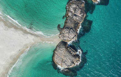 Luftaufnahme des Strandes Wylie Head, Westaustralien, Australien. - AAEF16471