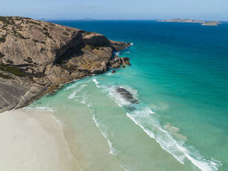 Aerial view of West Beach, Western Australia, Australia. - AAEF16482