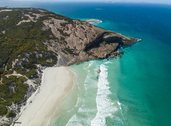 Aerial view of West Beach, Western Australia, Australia. - AAEF16483