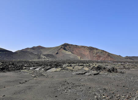 Spanien, Kanarische Inseln, Vulkanlandschaft des Timanfaya-Nationalparks - ZCF01106