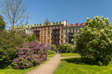 Schweden, Bezirk Vastra Gotaland, Göteborg, Frühlingspark im Bezirk Vasastaden - TAMF03599