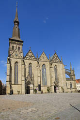 Deutschland, Niedersachsen, Osnabrück, Fassade der St. Marienkirche - WIF04612