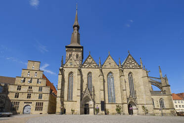 Deutschland, Niedersachsen, Osnabrück, Fassade der St. Marienkirche - WIF04613