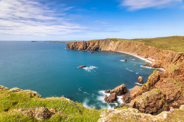 UK, Schottland, Cliffs of Northmavine peninsula - SMAF02401