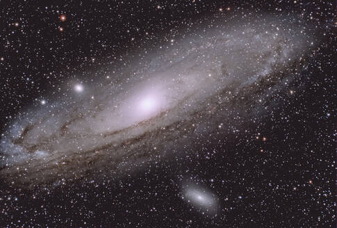 Andromeda galaxy amidst shiny stars in space - ZCF01137