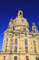 Germany, Saxony, Dresden, Exterior of historic Frauenkirche - JTF02275