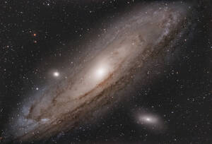 Andromeda Galaxy and surrounding stars - ZCF01140