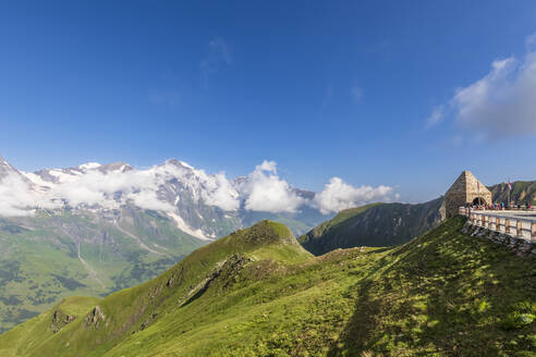 Österreich, Kärnten, Blick auf die Hohen Tauern mit dem Fuscher Torl im Hintergrund - FOF13381