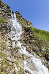 Austria, Carinthia, Nassfeld waterfall in Hohe Tauern National Park - FOF13398