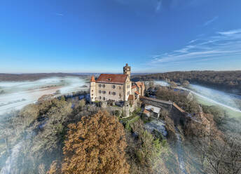 Historisches Schloss Ronneburg in der Wetterau, Hessen, Deutschland - AMF09749