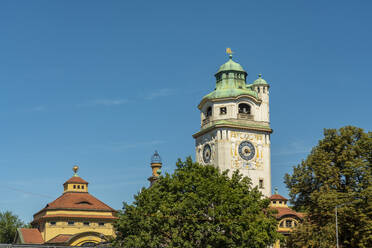 Deutschland, München, Turm des Mullersches Volksbades - TAMF03874