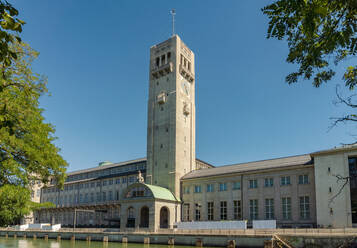 Germany, Munich, Facade of Deutsches Museum - TAMF03882