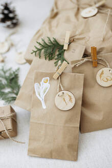 Paper bags prepared for advent calendar - SSYF00024
