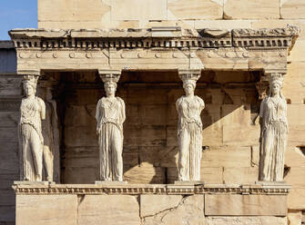 Die Veranda der Jungfrauen, Erechtheion, Akropolis, UNESCO-Weltkulturerbe, Athen, Attika, Griechenland, Europa - RHPLF23460