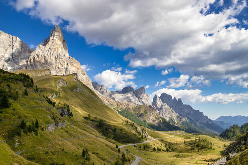 Pale di San Martino, Naturpark Paneveggio, Passo Rolle, Dolomiten, Trentino, Italien, Europa - RHPLF23617