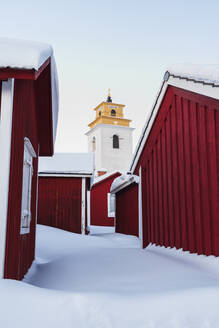 Altstadt von Gammelstad, UNESCO-Welterbe, Lulea, Norrbotten, Norrland, Schwedisch-Lappland, Schweden, Skandinavien, Europa - RHPLF23636