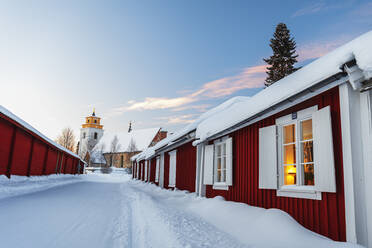 Altstadt von Gammelstad, UNESCO-Welterbe, Lulea, Norrbotten, Norrland, Schwedisch-Lappland, Schweden, Skandinavien, Europa - RHPLF23637