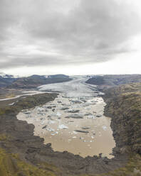 Aerial view of Hoffellsfjoll glacier in Iceland. - AAEF17287