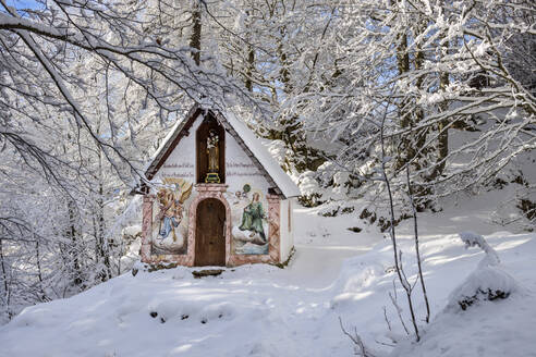 Austria, Tyrol, Small chapel near summit of Kranzhorn mountain - ANSF00210