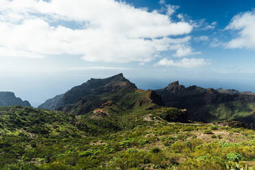 Spain, Canary Islands, Masca, Mountaintop in Macizo de Teno range - DAMF01199