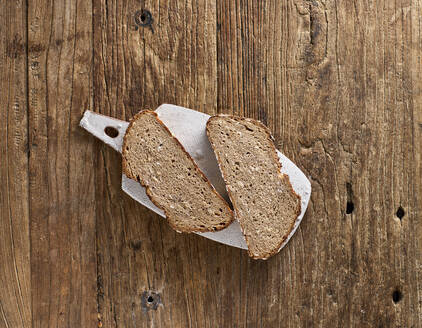Slices of fresh homemade bread - KSWF02261