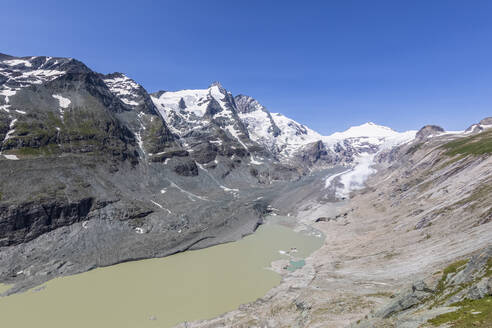 Österreich, Kärnten, Blick auf Pasterzegletscher und Sandersee - FOF13410