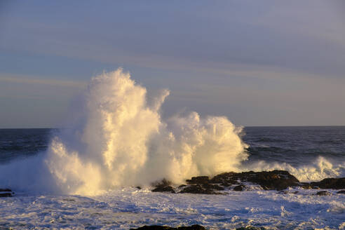 Südafrika, Ostkap, Plätschernde Wellen des Storms River - LBF03769