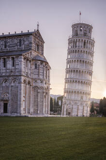 Surroundings of the tower of pisa at dawn - CAVF96788