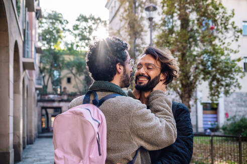 Romantic gay couple embracing each other - GDBF00060