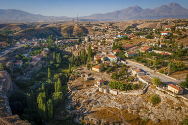 Aerial view of Ihlara in Cappadocia, Turkey. - AAEF17588