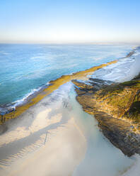 Luftaufnahme von Mile Beach, Esperance, Westaustralien, Australien. - AAEF17825