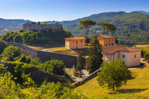 Fortezza di Mont'Alfonso, Festung, Castelnuovo di Garfagnana, Toskana, Italien, Europa - RHPLF23824