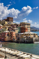 The typical Boccadasse neighborhood, Genoa, Liguria, Italy, Europe - RHPLF23843