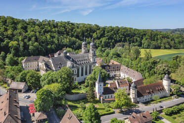 Zisterzienserkloster Schontal, Jagsttal, Hohenlohe, Baden-Württemberg, Deutschland, Europa - RHPLF23877