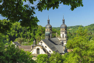 Zisterzienserkloster Schontal, Jagsttal, Hohenlohe, Baden-Württemberg, Deutschland, Europa - RHPLF23879