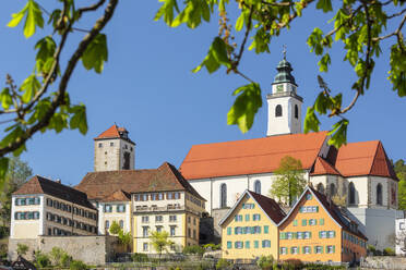 Dominican Monastery with Heilig Kreuz collegiate church, Horb am Neckar, Black Forest, Baden-Wurttemberg, Germany, Europe - RHPLF23883