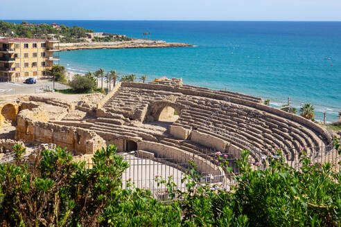 Roman Amphitheatre, Tarragona, Catalonia, Spain, Europe - RHPLF23898