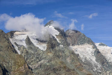 Österreich, Salzburger Land, Blick von der Kaiser-Franz-Josefs-Höhe zum Großglockner-Gipfel - FOF13657