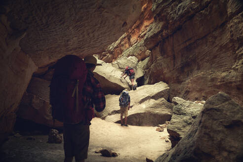 Hiker exploring Cederberg Mountains on vacations - KOF00063