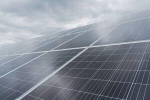 Solar panels under cloudy sky - OSF01545