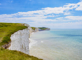 Seven Sisters Cliffs, South Downs National Park, East Sussex, England, United Kingdom, Europe - RHPLF24009