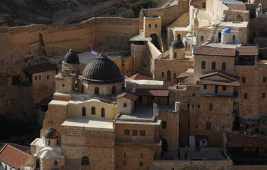 Mar Saba, eines der ältesten kontinuierlich bewohnten Klöster der Welt, östliche Judäische Wüste, Israel, Naher Osten - RHPLF24038