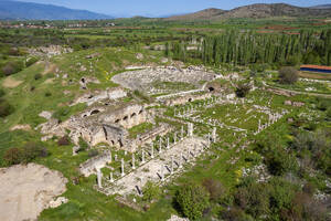 Luftaufnahme von Aphrodisias, Aydin, Türkei. - AAEF17873