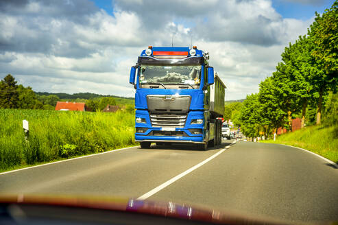 Truck moving on road at sunny day - FRF01019