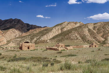 Landscape along the At-Bashy Range, Naryn Region, Kyrgyzstan, Central Asia, Asia - RHPLF24172