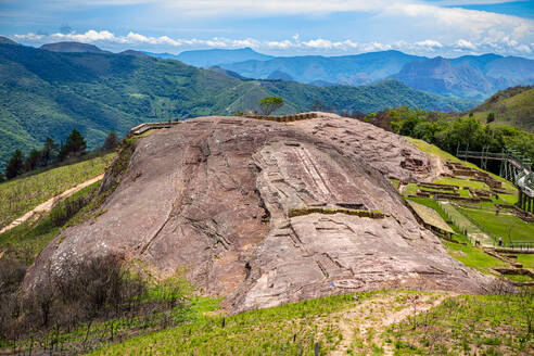 El Fuerte de Samaipata, Pre-Columbian archaeological site, UNESCO World Heritage Site, Santa Cruz department, Bolivia, South America - RHPLF24240