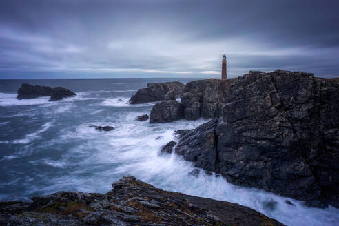 Butt of Lewis Lighthouse, Isle of Lewis, Outer Hebrides, Scotland, United Kingdom, Europe - RHPLF24312