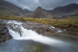 Cascades at Fairy Pools, Isle of Skye, Inner Hebrides, Scotland, United Kingdom, Europe - RHPLF24422